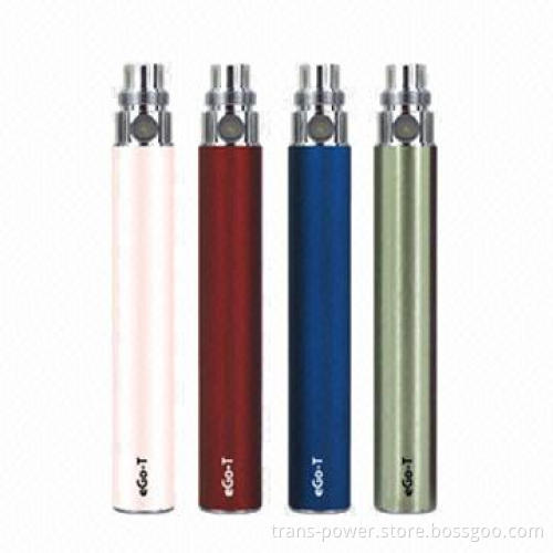 E-cigarette Ego-T Batteries, 650/900/1, 100mAh Battery Capacities, 510/Ego Thread, High Quality